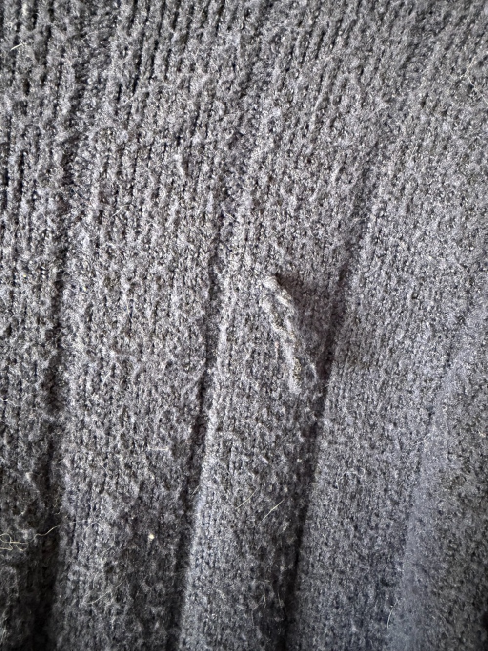 PINK Victoria's Secret Navy Shawl-Collar Cardigan with Cream & Green Stripes - Picture 5 of 5